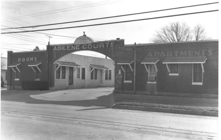 abilene courts bankhead highway vintage photo 2