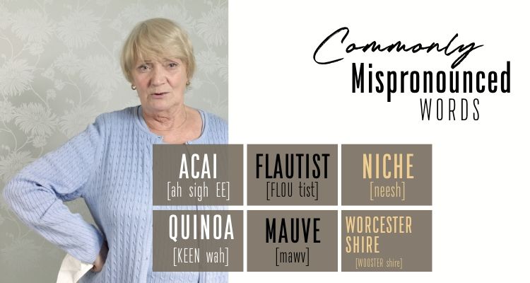 commonly mispronounced words