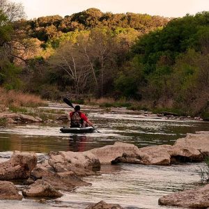 kayak on the river 300x300
